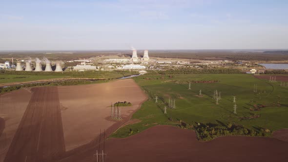 Nuclear Power Plant Production Clean Energy From Source Renewable Energy alt