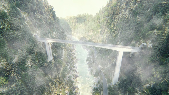 Bridge In The Green Mountains