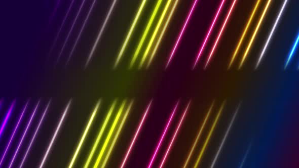 Colorful Neon Laser Rays