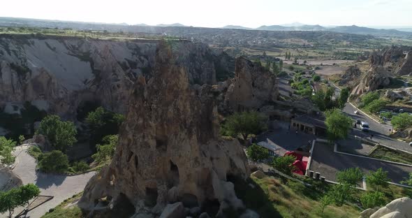 Cappadocia Hills And Towers Aerial View 14