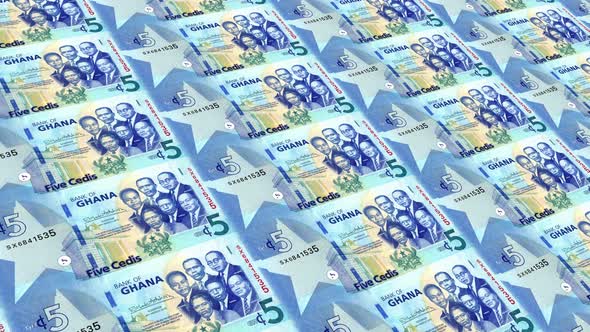 Ghana Money / 5 Ghanaian  Cedi 4K alt