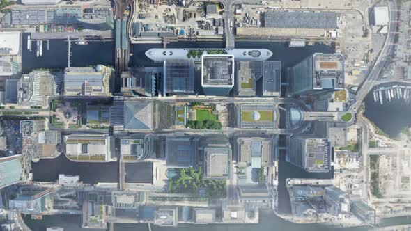 London aerial zoom