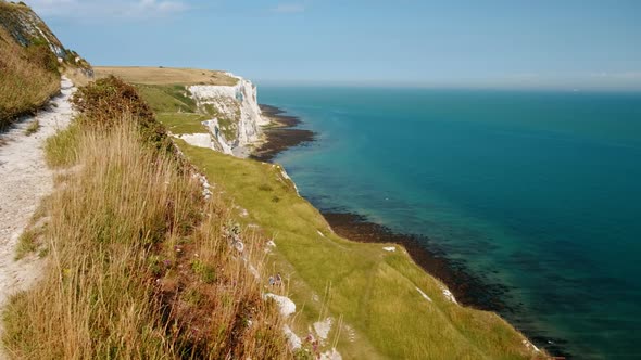 The White Cliffs of Dover, Kent, England, UK alt