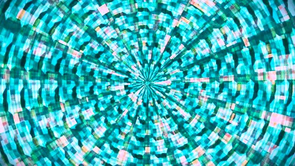 Broadcast Hi-Tech Glittering Abstract Patterns Tunnel 022