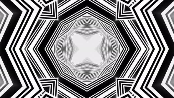 Abstract geometrical kaleidoscope