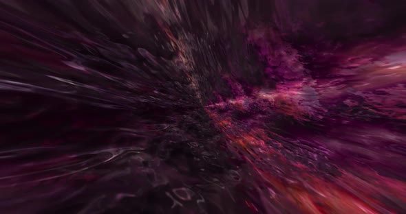 Abstract tunnel wavy glass backgound alt