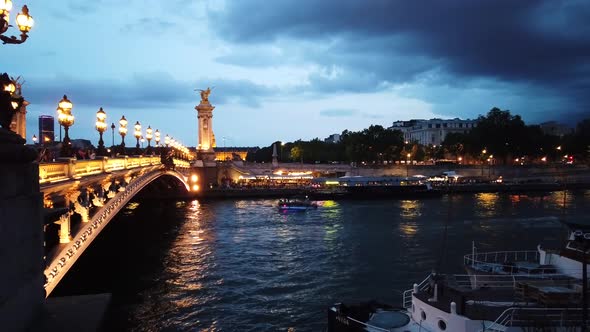 Bridge of Alexandre III Paris France alt