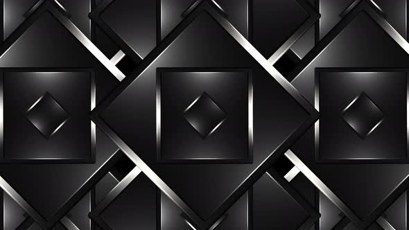 4k Black Square Patterns