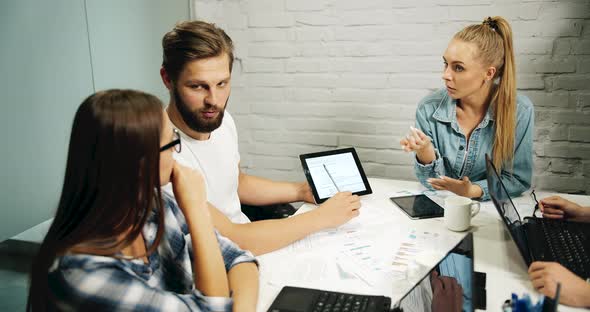 Working Discussion in Office