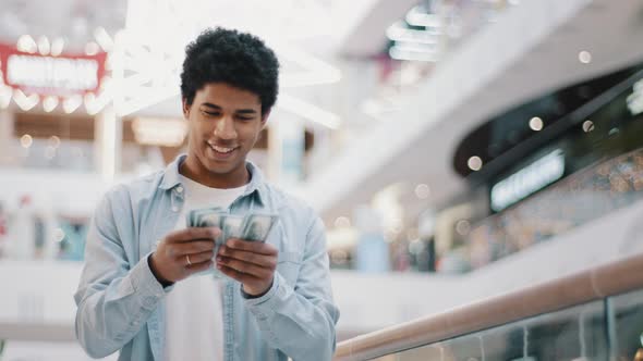 African Man with Salary Financial Winning Victory Prize alt