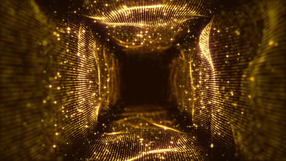 Gold Light Tunnel