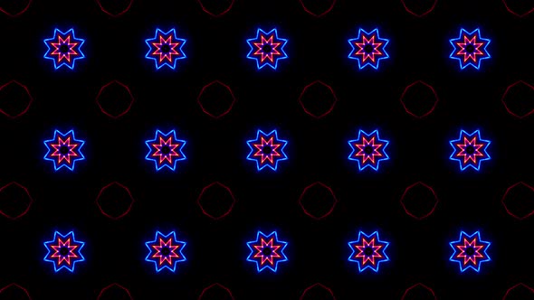 Abstract looping animated background. Motion Graphics Pattern. VJ style alt