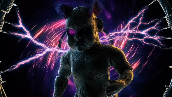 Running Abandoned Punk Doll VJ Loop alt