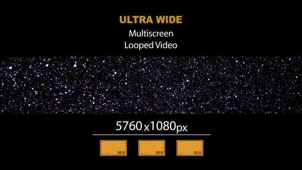 Ultra Wide HD Flux Particles Glitter 03