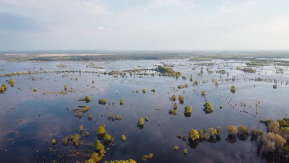 Spring flood