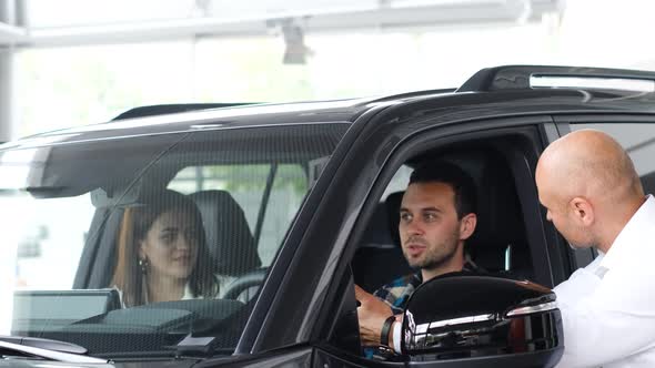 Happy Family Buys a Car on Credit alt