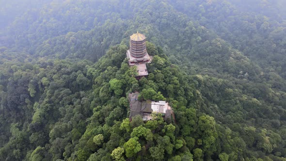 Mount Qingcheng, Aerial Asia alt