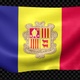 Andorra Flag Waving Looped - VideoHive Item for Sale