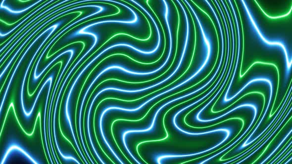 neon line wave background animation. Vd 2079