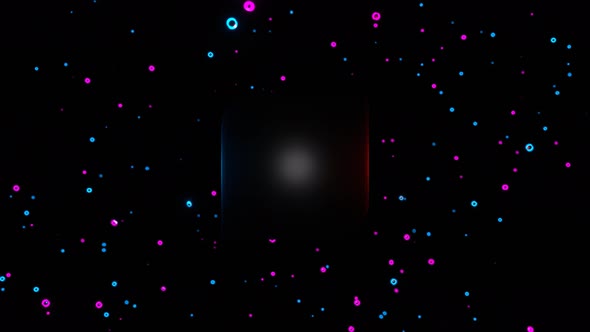 4K Abstract 3d geometric shapes loop animation. Modern background, seamless motion design alt