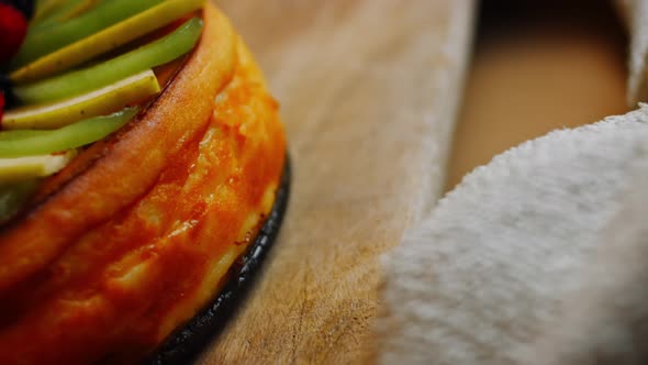 Preparing Process of Crustless New York Cheesecake Recipe alt