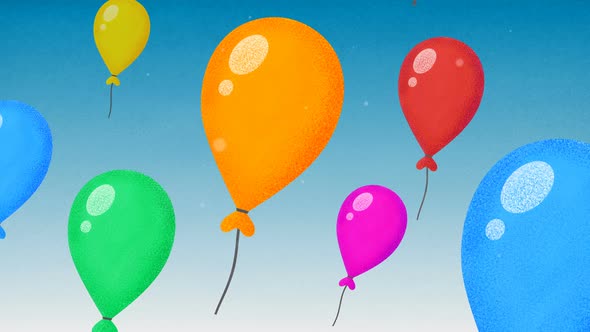 Balloons Kids Background, Motion Graphics | VideoHive