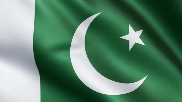 Pakistani flag | Flag of Pakistan | UHD | 60fps alt