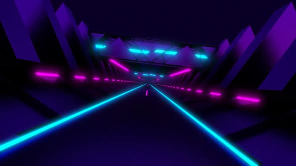 Sci Fi Technology Tunnel