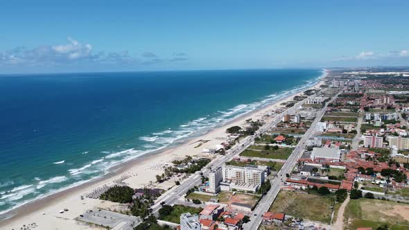 Downtown Fortaleza state Ceara Brazil. Travel destination. Tropical scenery alt
