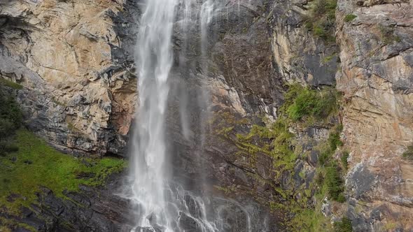 Aerial of Fallbachfall Waterfall alt