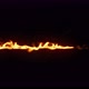 Line on fire. Fuel burning in a line at random on back background. - VideoHive Item for Sale