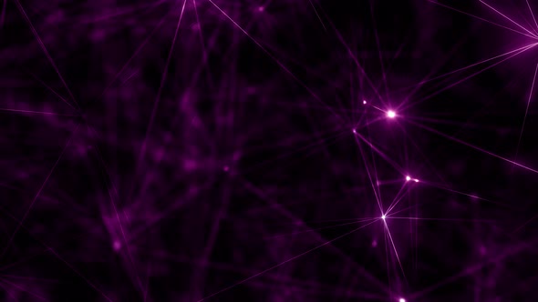 Hypnotic Purple Cybernetic Abstract Artificial Intelligence Meditation Plexus Array Loop