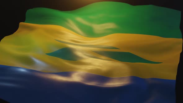 Saint Vincent and the Grenadines Flag Low Angle View