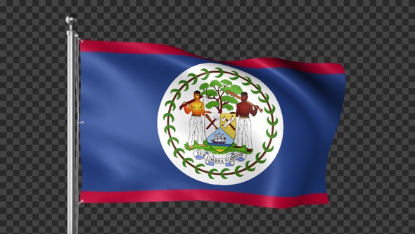 Belize Flag alt