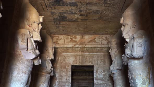 Aswan Egypt Great Abu Simbel Temple of Pharaoh Ramses