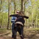 Happy Dad Catches A Girl Who Jumps Into His Arms - VideoHive Item for Sale