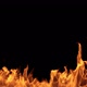 Clean Fire Flame Full Width Short Flame Slow Motion - VideoHive Item for Sale