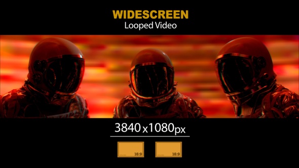 Widescreen Astronauts Spacial Ligths 01