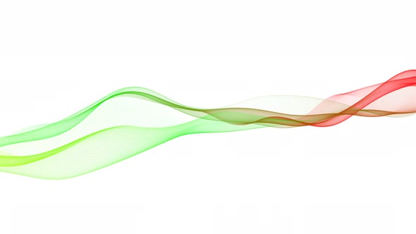 Technology Digital Particle Wave Motion On White Background On White Background alt