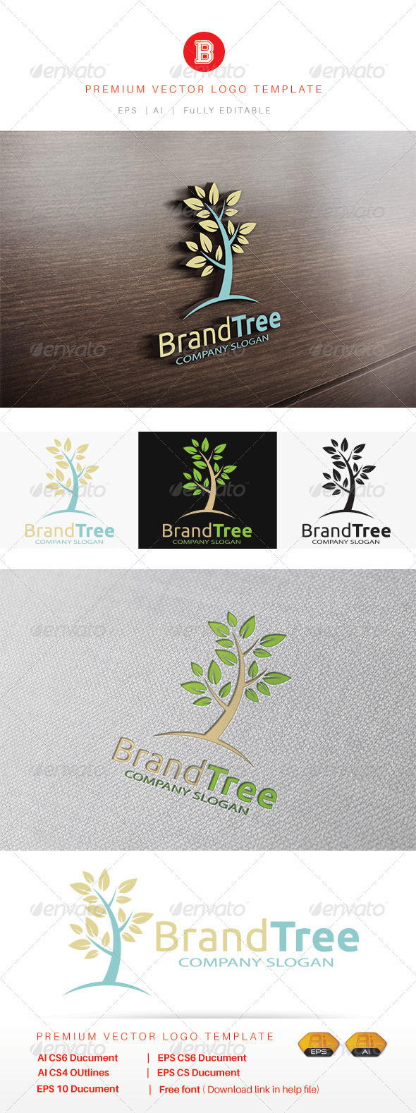 Brand Tree - Nature Logo Templates