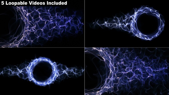 Electricity Spheres, Particles Ring Package Loopable alt