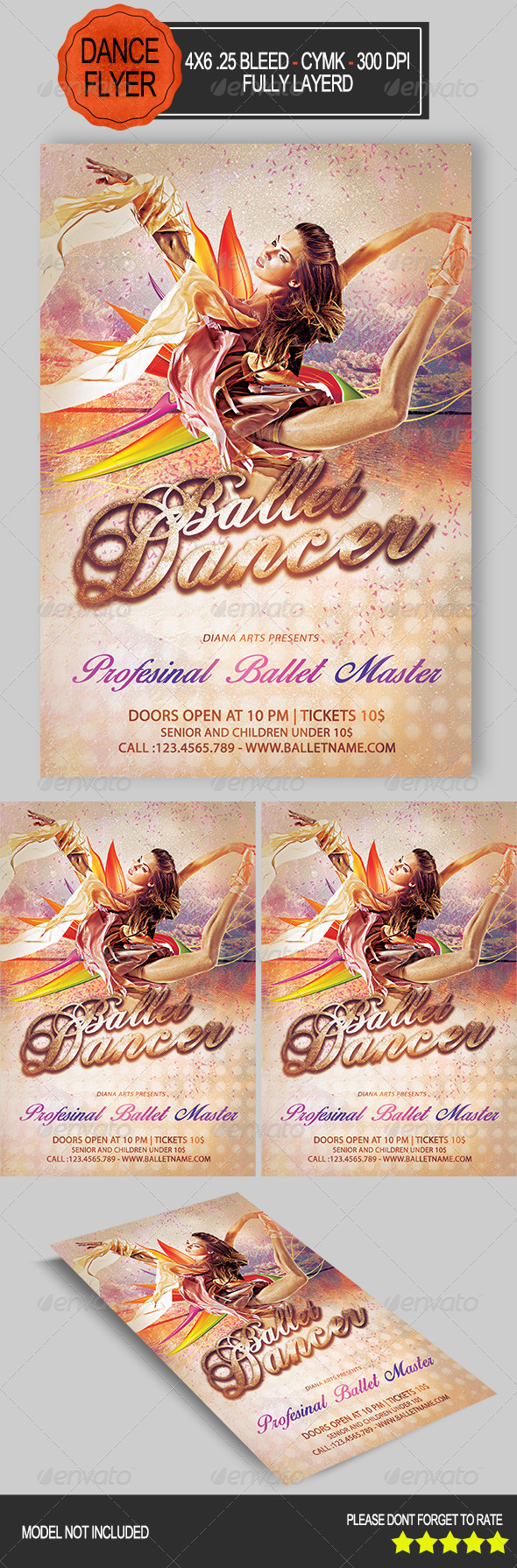 Ballet Dancer Flyer