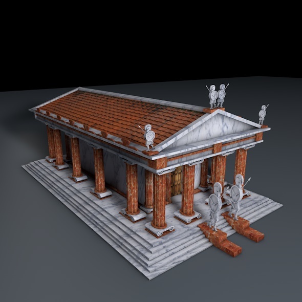 Greek Temple - 3Docean 8491401