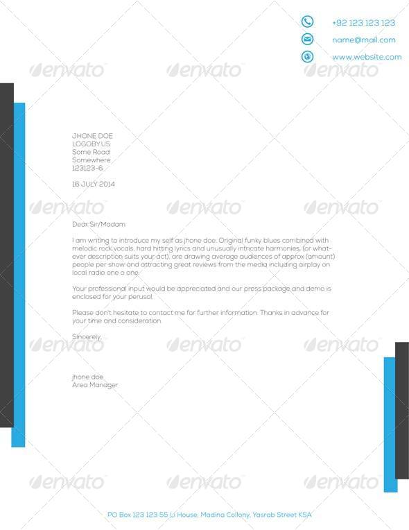 Micro Design Letterhead, Print Templates | GraphicRiver