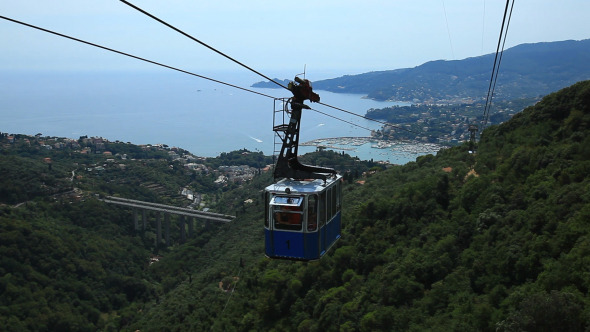 Cable Car View Over The Forest And Coastline 1