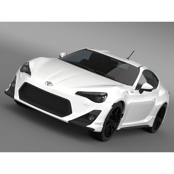 TRD Toyota GT - 3Docean 8504376