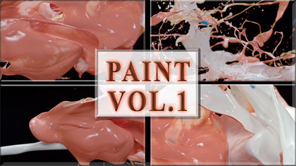Paint in slow motion (1000 fps) vol.1