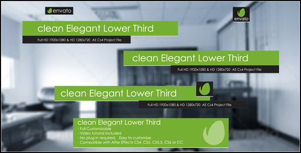 Clean Elegant Lower Third