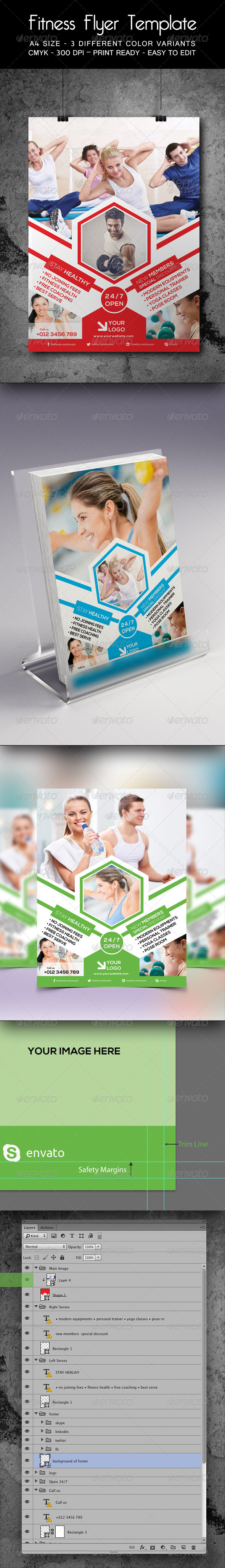 Fitness Flyer Template - Commerce Flyers