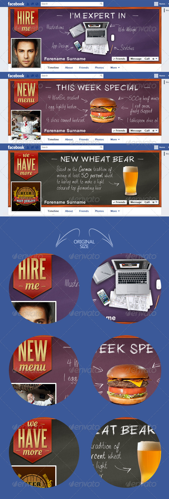 Blackboard - Facebook Timeline Covers Social Media